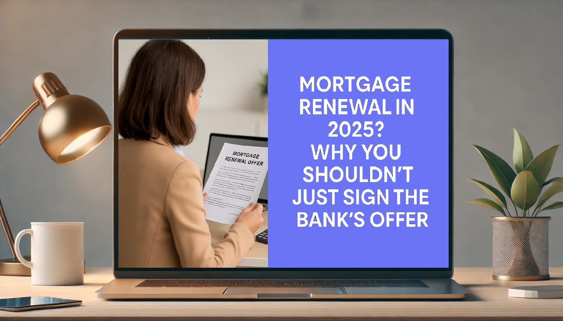 Mortgage Renewal in 2025? Why You Shouldn't Just Sign the Bank’s Offer